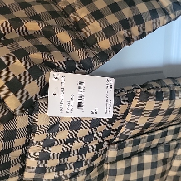 NWT Rebecca Minkoff Black and Tan Checkered Jacket - Picture 3 of 10